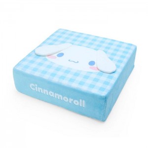 White / Blue Hello Kitty Cinnamoroll Floor Face Cushion | CA_HK79566