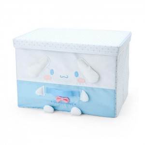 White / Blue Hello Kitty Cinnamoroll Foldable Storage Box (Large) | CA_HK30537