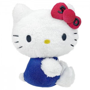 White / Blue Hello Kitty Hello Kitty 6" Mascot Plush (Hello, Everyone! Series) | CA_HK39872