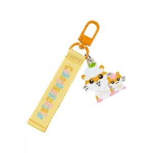 Yellow Hello Kitty Corocorokuririn Logo Keychain (Sanrio Character Award Series) | CA_HK74550