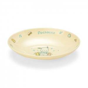 Yellow Hello Kitty Pochacco Oval Melamine Plate | CA_HK22529