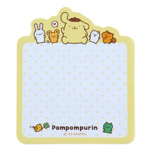 Yellow Hello Kitty Pompompurin Besties Sticky Notes | CA_HK58951