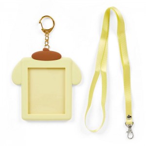 Yellow Hello Kitty Pompompurin Convertible ID Badge Holder | CA_HK84250