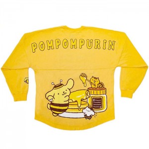 Yellow Hello Kitty Pompompurin Honey JapanLA Spirit Jersey | CA_HK85873