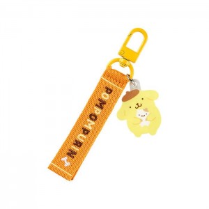 Yellow Hello Kitty Pompompurin Logo Keychain (Sanrio Character Award Series) | CA_HK78643