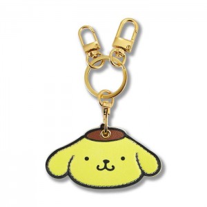 Yellow Hello Kitty Pompompurin x Sonix AirTag Keychain | CA_HK85019