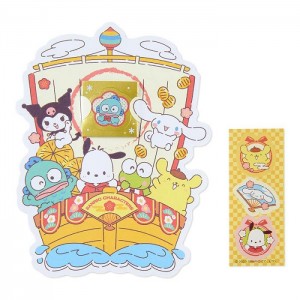 Yellow Hello Kitty Sanrio Characters Enclosure Envelope 3-pc Set | CA_HK90511