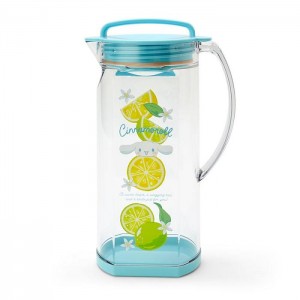 Yellow / Blue Hello Kitty Cinnamoroll Acrylic Water Pitcher (Summer Weather) | CA_HK81132