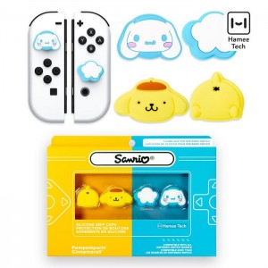 Yellow / Blue Hello Kitty Hello Kitty and Friends Switch Grip Caps (Cinnamoroll + Pompompurin) | CA_HK34473