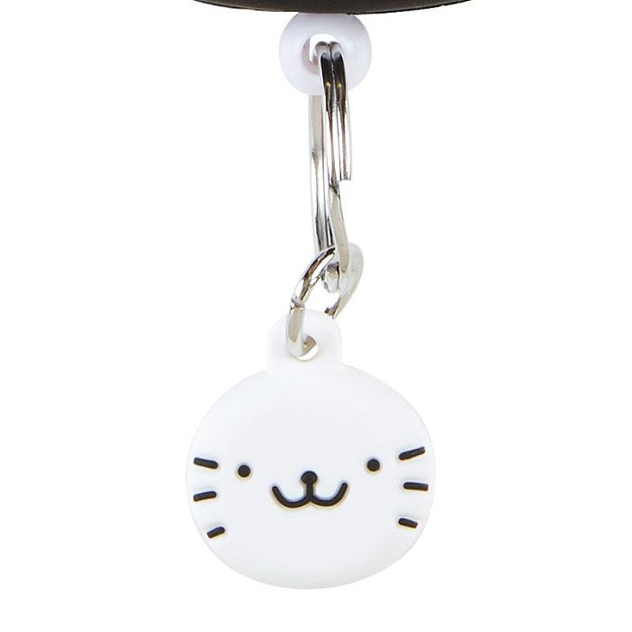 Black Hello Kitty Badtz-maru Bestie Face Badge Reel | CA_HK21872