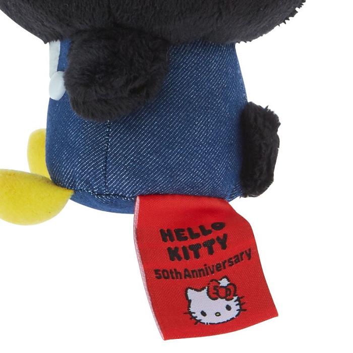 Black Hello Kitty Badtz-maru Mascot Keychain Plush (Hello, Everyone! Series) | CA_HK59121