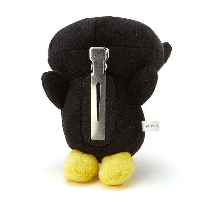 Black Hello Kitty Badtz-maru Plush Hair Clip | CA_HK41178