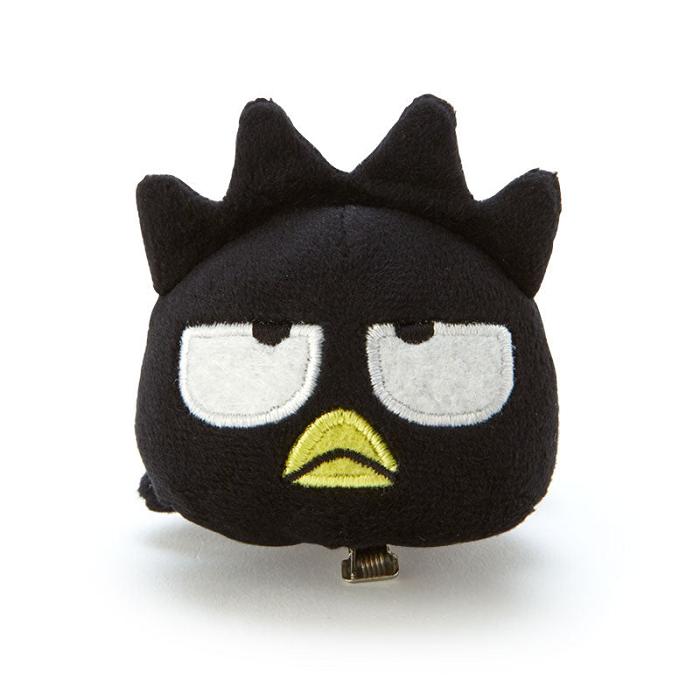 Black Hello Kitty Badtz-maru Plush Hair Clip | CA_HK41178