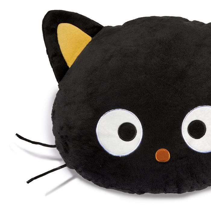 Black Hello Kitty Chococat Oversized Face Plush (Just Lounging Series) | CA_HK33922