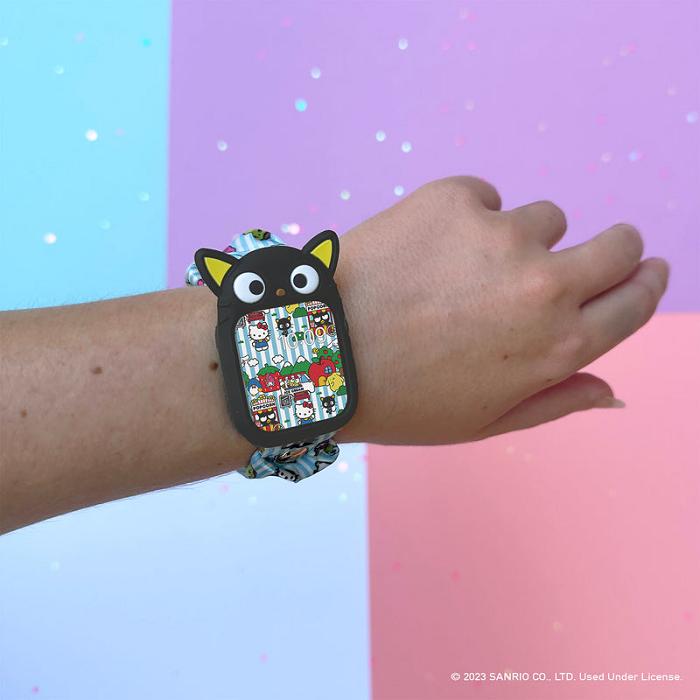 Black Hello Kitty Chococat x Sonix Silicone Face Watch Bumper | CA_HK19919