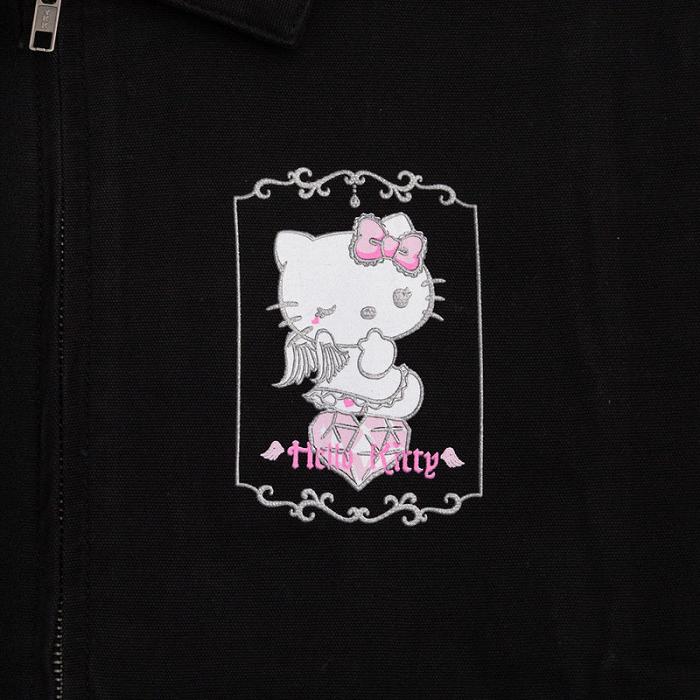 Black Hello Kitty Hello Kitty Angel JapanLA Jacket | CA_HK99791