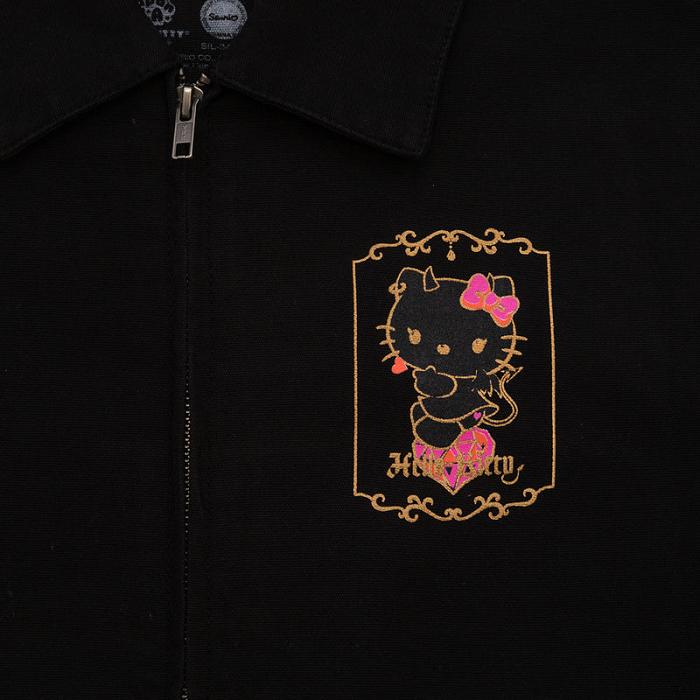 Black Hello Kitty Hello Kitty Devil JapanLA Jacket | CA_HK19549