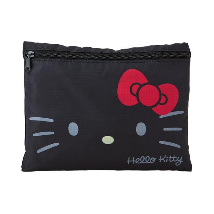 Black Hello Kitty Hello Kitty Foldable Mascot Weekender Bag | CA_HK29885