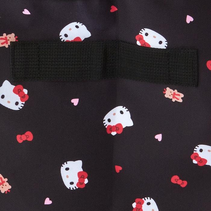 Black Hello Kitty Hello Kitty Mesh Storage Tote (Medium) | CA_HK60007