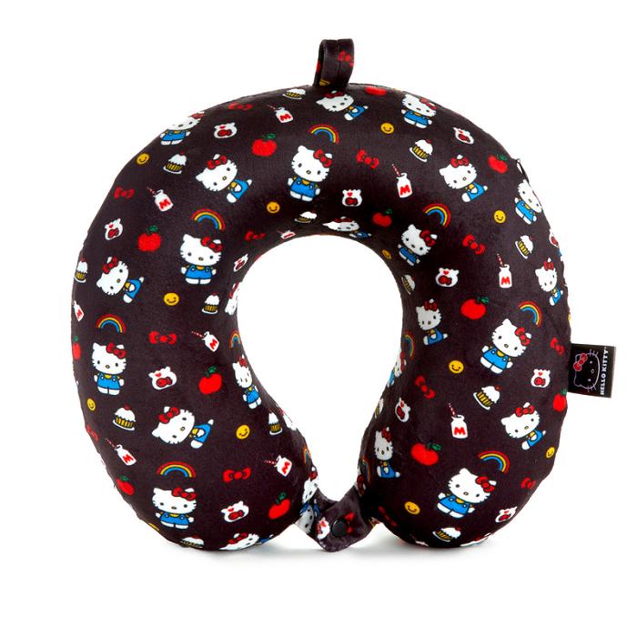 Black Hello Kitty Hello Kitty x FUL Classic Neck Pillow | CA_HK80063