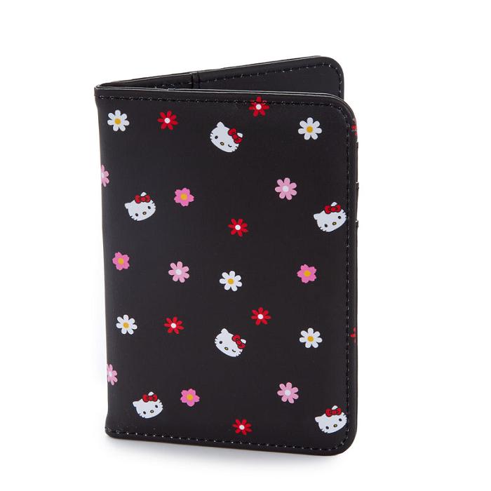 Black Hello Kitty Hello Kitty x FUL Passport Holder (Colorful Daisy) | CA_HK14390