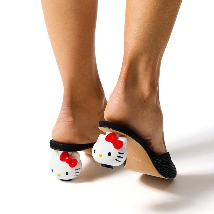 Black Hello Kitty Hello Kitty x Katy Perry Mule (Black) | CA_HK40165