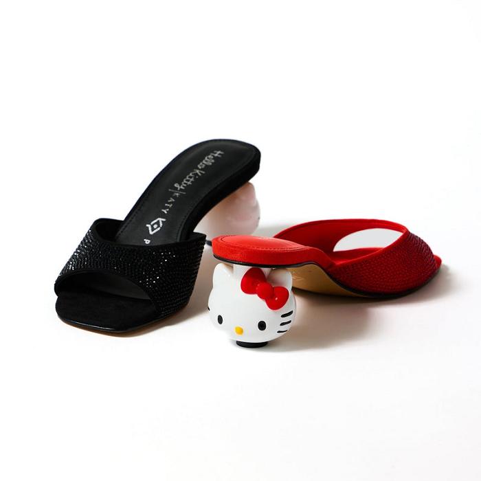 Black Hello Kitty Hello Kitty x Katy Perry Mule (Black) | CA_HK40165