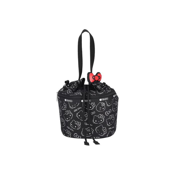 Black Hello Kitty Hello Kitty x LeSportsac Drawstring (I Am A Star) | CA_HK58783