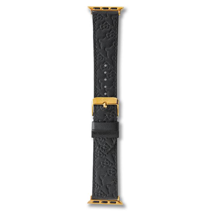 Black Hello Kitty Hello Kitty x Sonix Classic Black Leather Watch Band | CA_HK53259