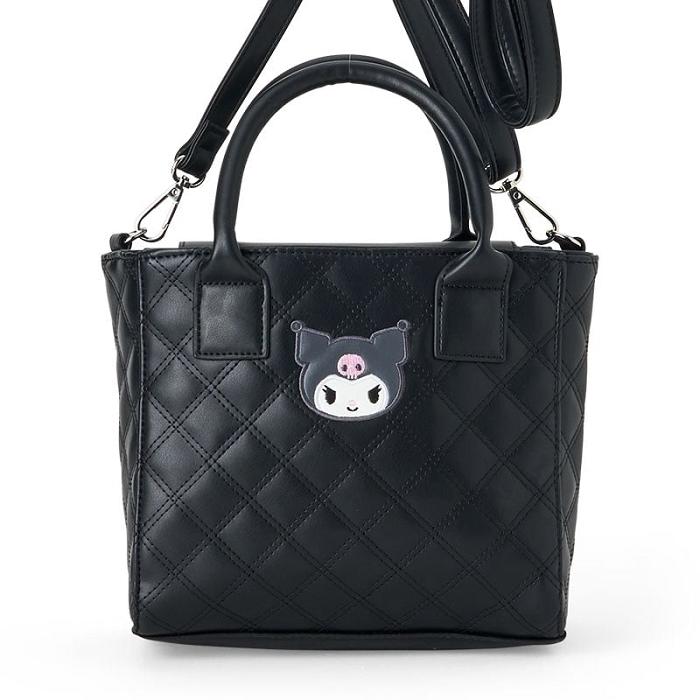 Black Hello Kitty Kuromi 2-Way Mini Quilted | CA_HK53814