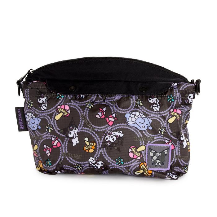 Black Hello Kitty Kuromi 2-in-1 Shoulder Bag | CA_HK68893