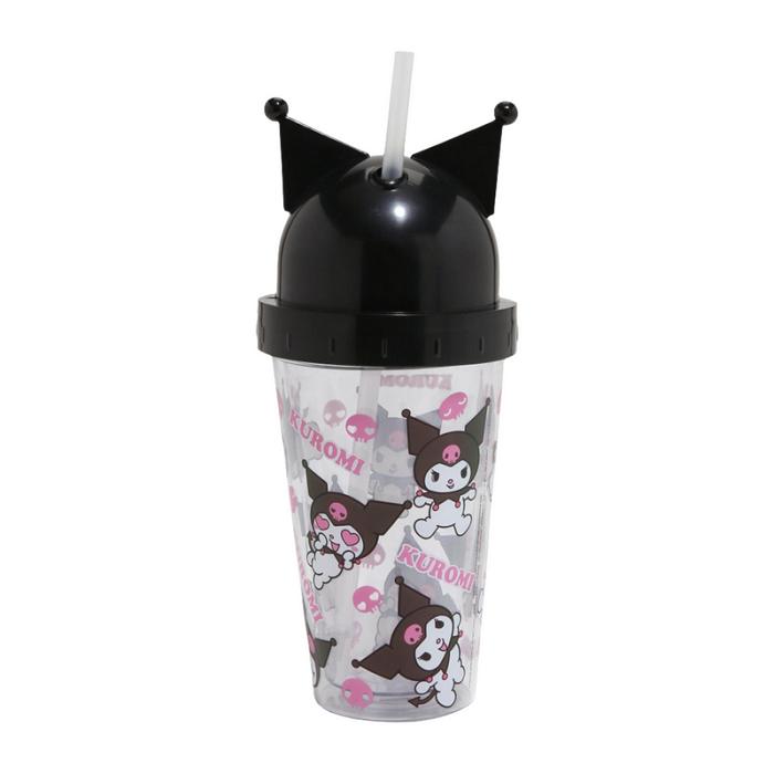 Black Hello Kitty Kuromi 3D Acrylic Travel Tumbler | CA_HK14982