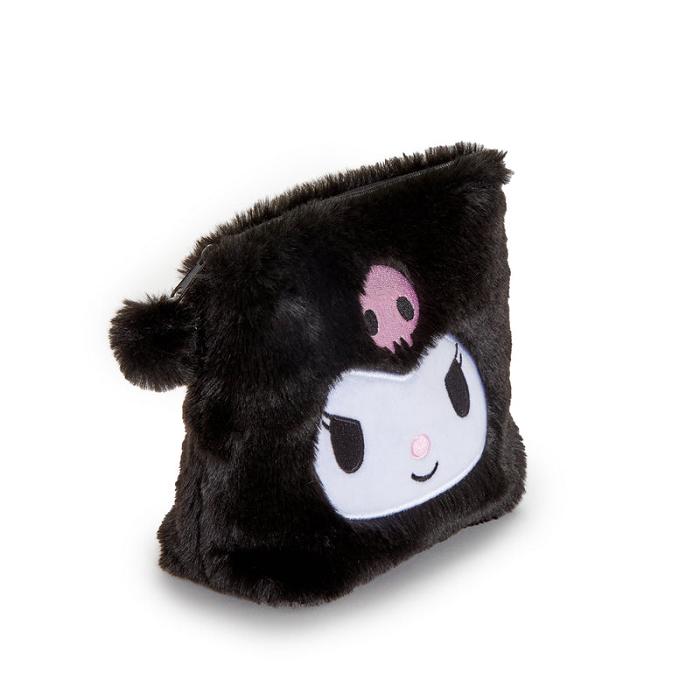 Black Hello Kitty Kuromi Classic Plush Zipper | CA_HK69845