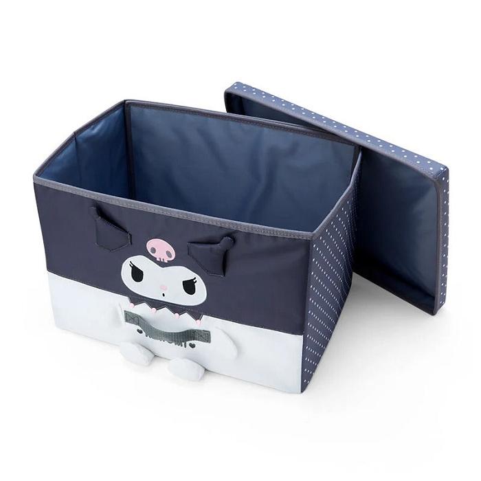 Black Hello Kitty Kuromi Foldable Storage Box (Large) | CA_HK57629