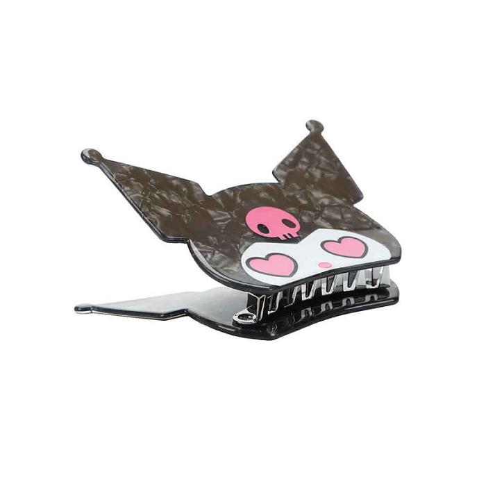 Black Hello Kitty Kuromi Heart Eyes Hair Clip | CA_HK24522