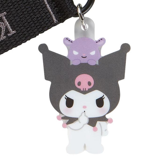 Black Hello Kitty Kuromi Logo Keychain (Sanrio Character Award Series) | CA_HK12113