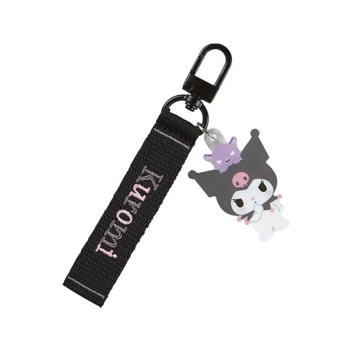 Black Hello Kitty Kuromi Logo Keychain (Sanrio Character Award Series) | CA_HK12113