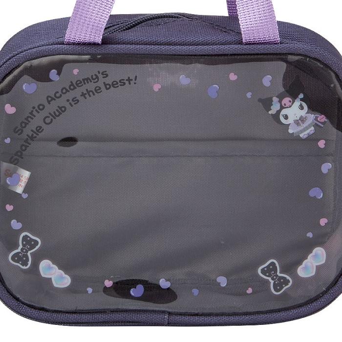 Black Hello Kitty Kuromi Mini Handbag (Sanrio Academy Series) | CA_HK46110