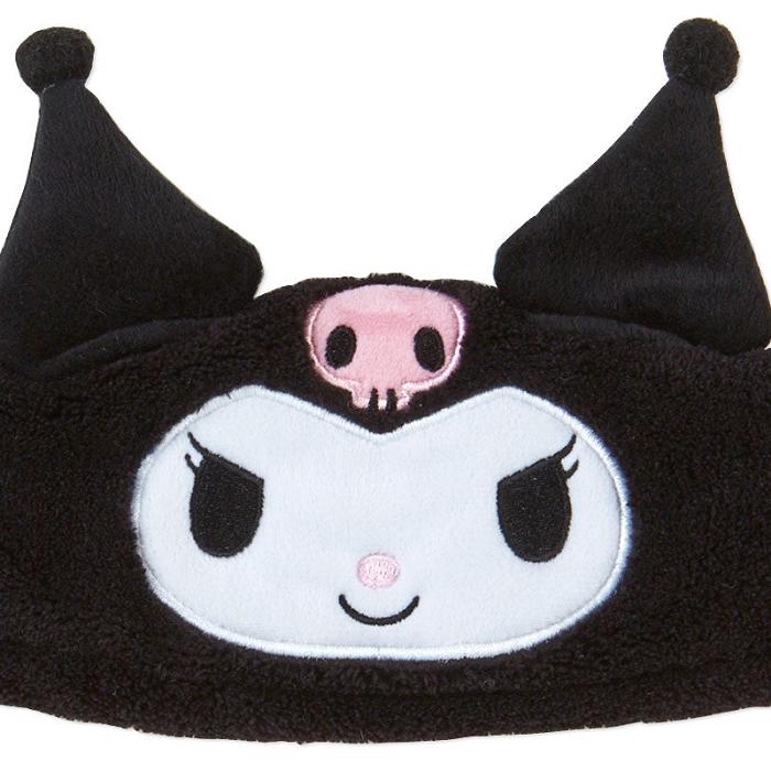 Black Hello Kitty Kuromi Plush Headband | CA_HK24897