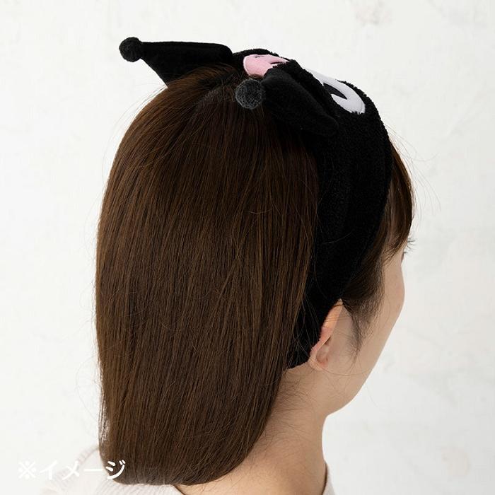 Black Hello Kitty Kuromi Plush Headband | CA_HK24897