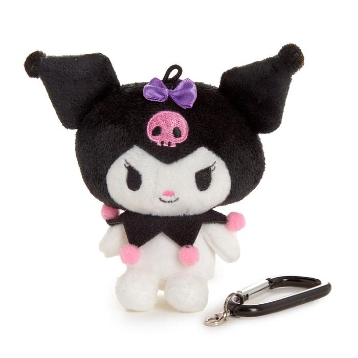 Black Hello Kitty Kuromi Plush Mascot Carabiner | CA_HK60319