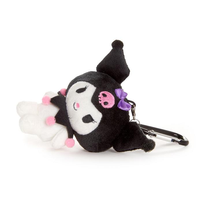 Black Hello Kitty Kuromi Plush Mascot Carabiner | CA_HK60319