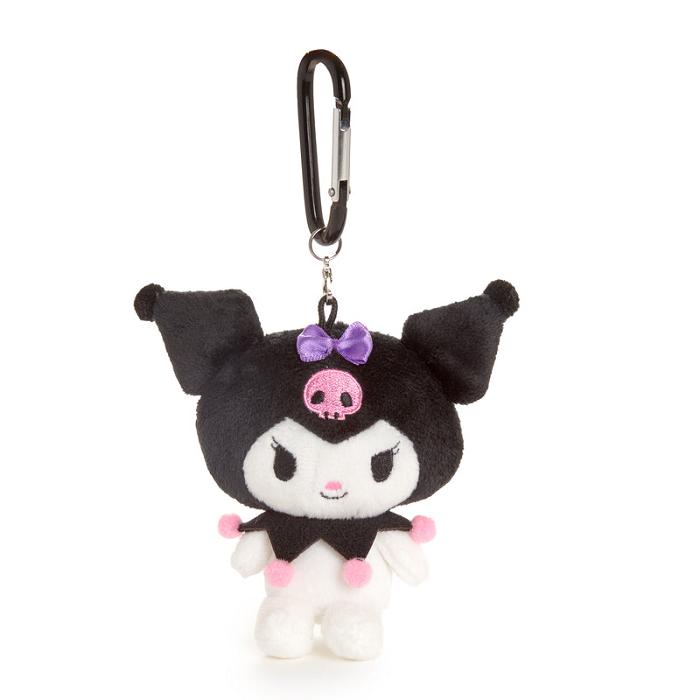 Black Hello Kitty Kuromi Plush Mascot Carabiner | CA_HK60319