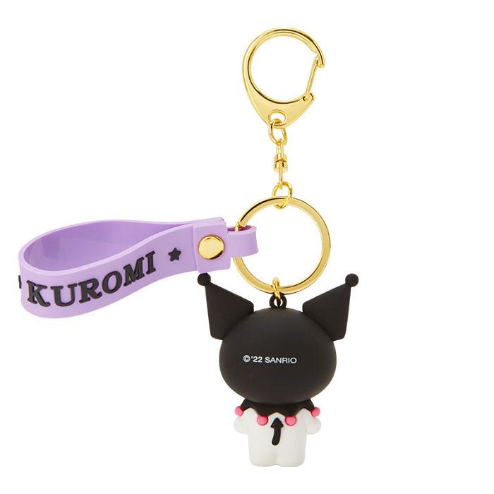 Black Hello Kitty Kuromi Signature Keychain | CA_HK74879