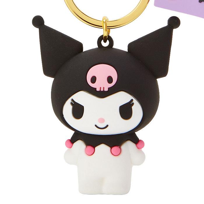 Black Hello Kitty Kuromi Signature Keychain | CA_HK74879