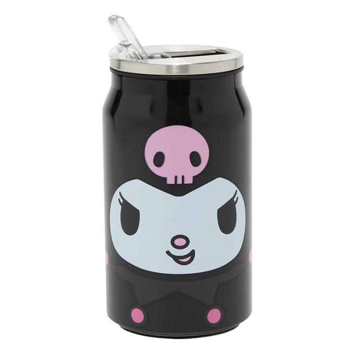 Black Hello Kitty Kuromi Soda Can Water Bottle | CA_HK73492