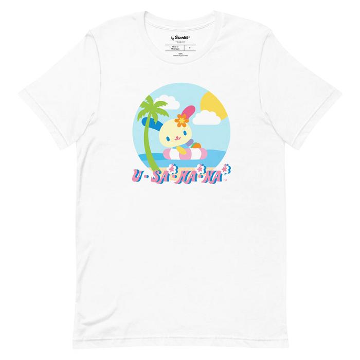 Black Hello Kitty U*SA*HA*NA Beach Day Tee | CA_HK21316