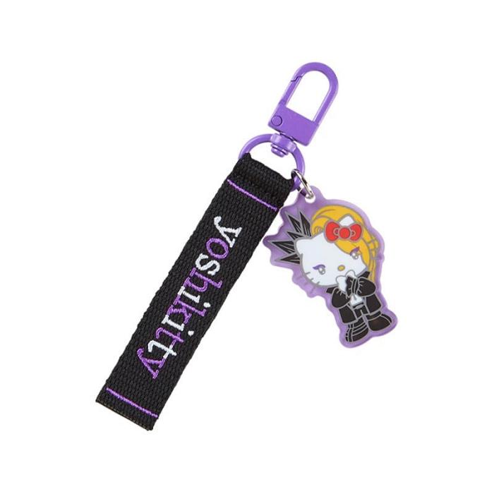 Black Hello Kitty Yoshikitty Logo Keychain (Sanrio Character Award Series) | CA_HK30233