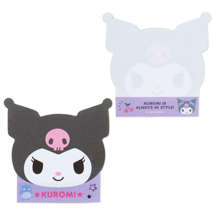 Black / Pink Hello Kitty Kuromi Die-cut Memo Pad | CA_HK78880