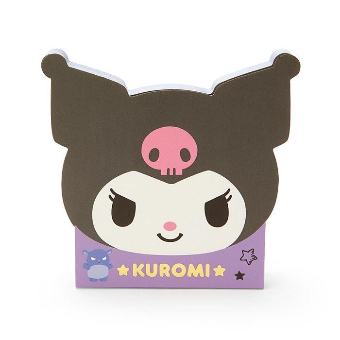 Black / Pink Hello Kitty Kuromi Die-cut Memo Pad | CA_HK78880